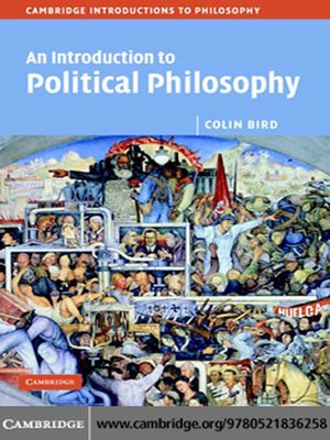 cover image of An Introduction to Political Philosophy
